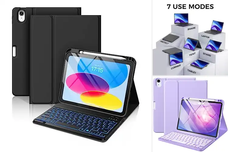Detailed view of Best 11.0 Inch iPad Keyboard Case