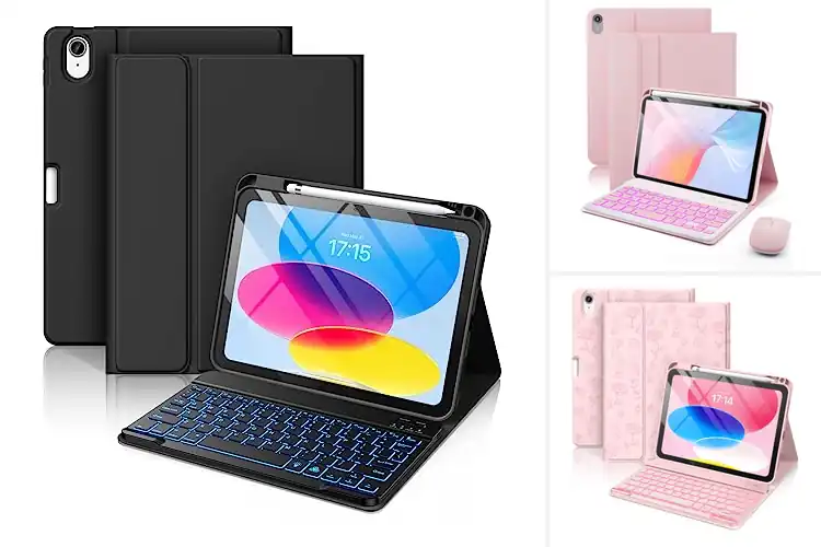 Detailed view of Best 7-Color Backlit Keyboard Cases