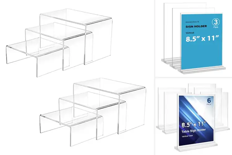 Detailed view of Best Acrylic Display Stands: Elevate Your Space Instantly