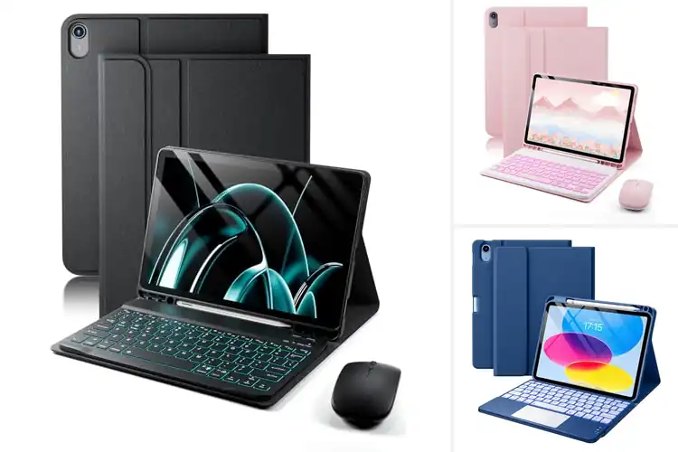 Detailed view of Best Backlit Keyboard Case For iPad 11th 10th Gen