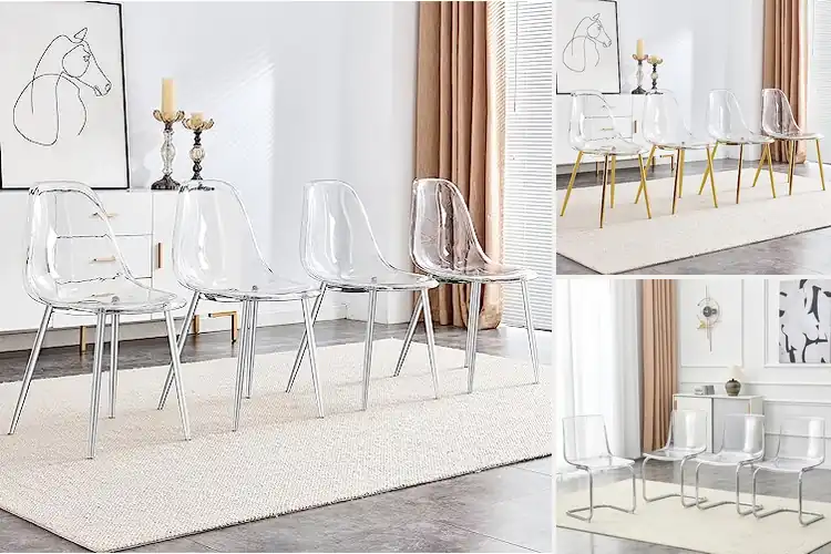 Detailed view of Best Clear Dining Chairs