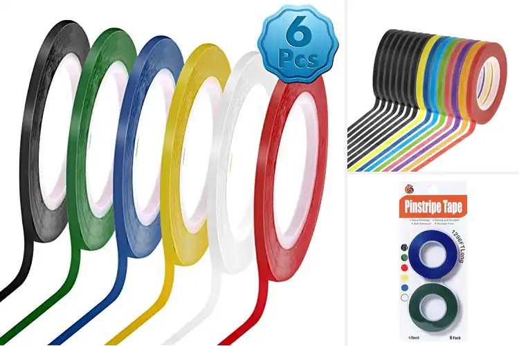 Detailed view of Best Colored Pinstripe Tapes