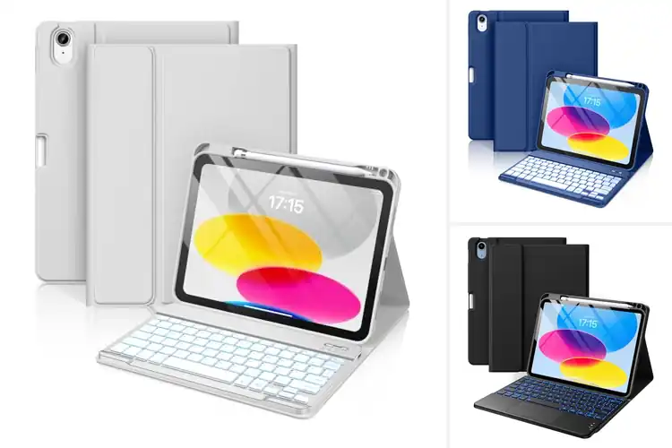 Detailed view of Best Detachable Keyboard Case With Pencil Holder