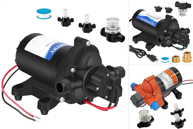 Detailed view of Best Diaphragm RV Water Pumps