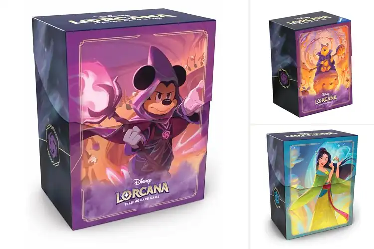 Detailed view of Best Disney Lorcana Deck Boxes