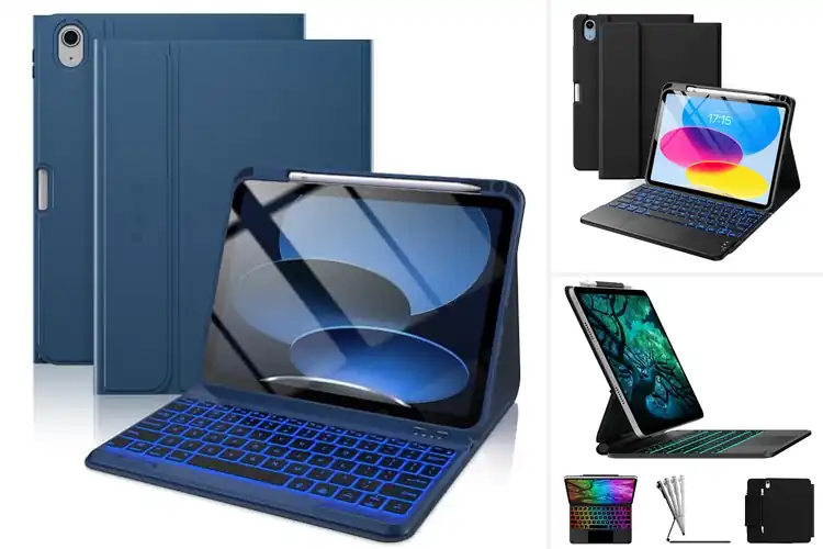 Detailed view of Best Durable PU iPad Keyboard Cases