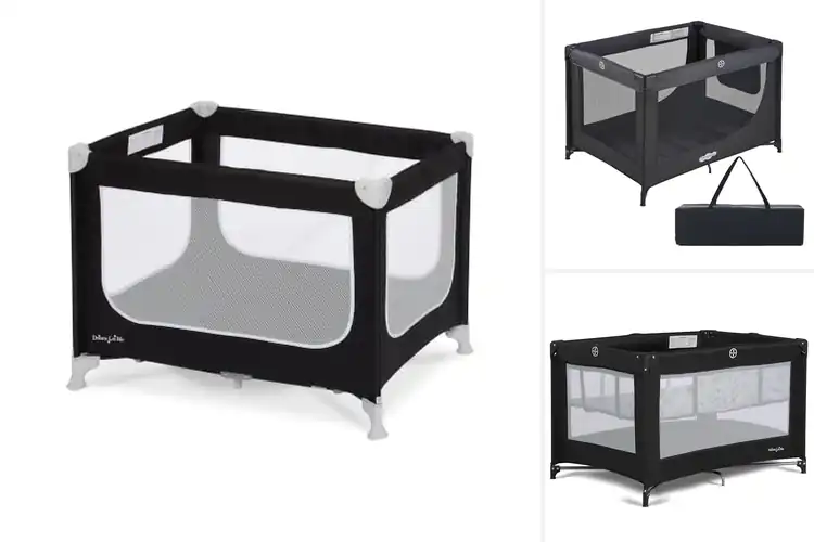Detailed view of best foldable travel playards for infants