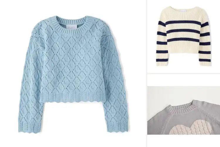 Detailed view of Best Girls’ Pullover Sweaters