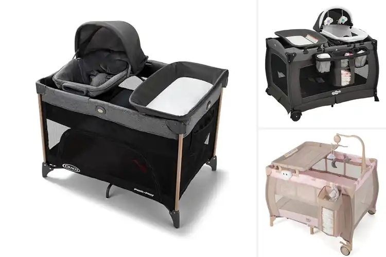 Detailed view of Best Infant Bassinets With Changing Tables