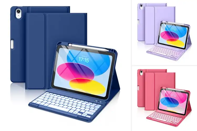 Detailed view of Best iPad Cases With Pencil Holder And Keyboard