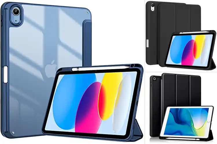 Detailed view of best ipad cases with pencil holders
