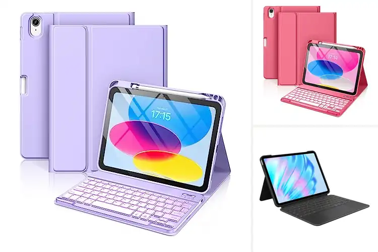 Detailed view of Best iPad Keyboard Case With Backlit