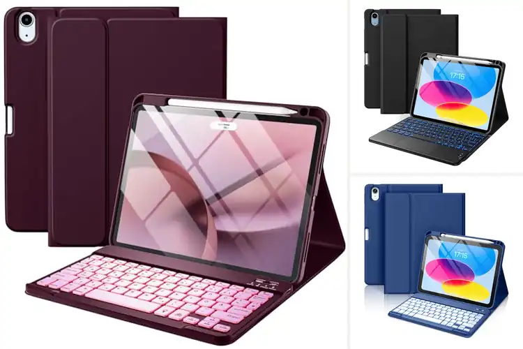 Detailed view of Best iPad Keyboard Cases With Pencil Holder
