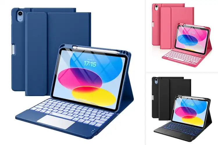 Detailed view of Best iPad Keyboard Cases With Pencil Holders