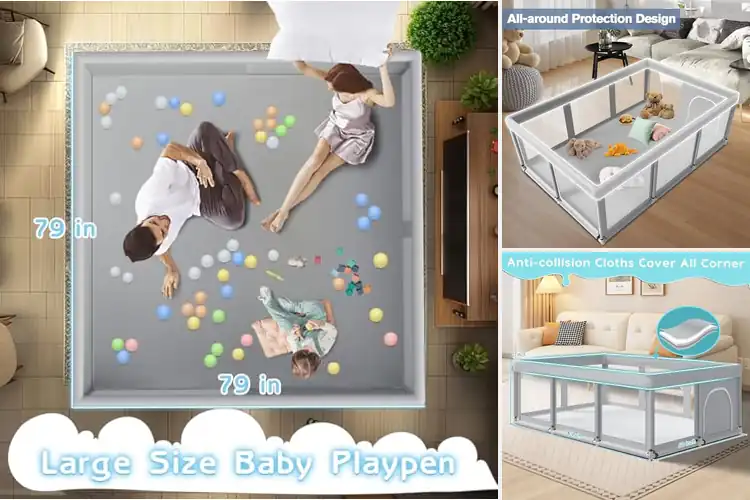 Detailed view of Best Large Baby Playpens