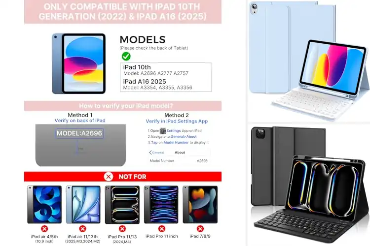 Detailed view of Best Long Battery Life Keyboard Case
