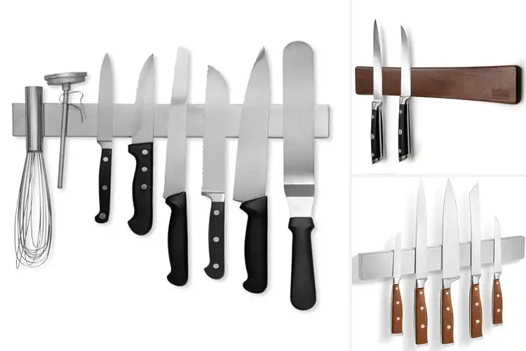 Detailed view of Best Magnetic Knife Holders for a Cleaner, Safer Kitchen