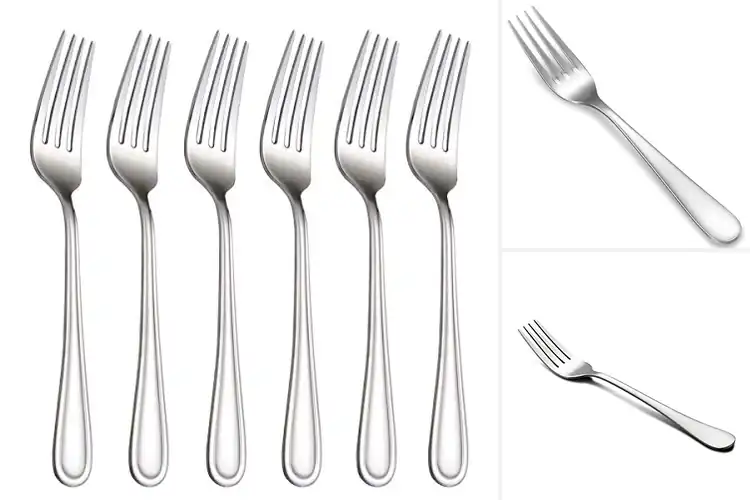 Detailed view of Best Mirror Finish Salad Forks