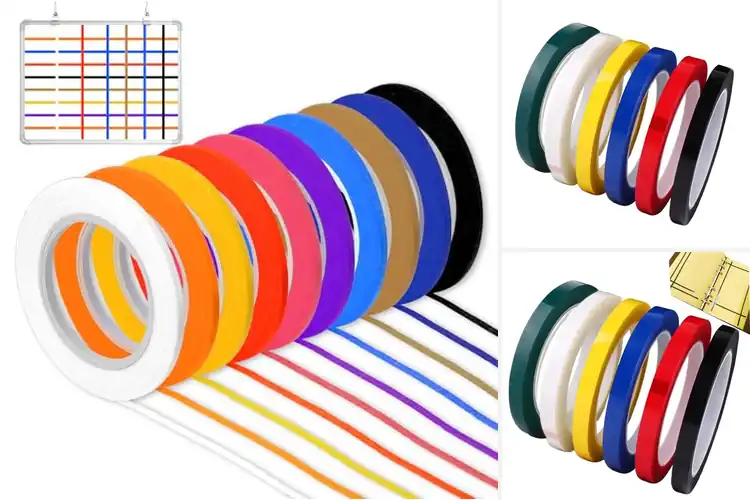 Detailed view of Best Multi-Color Pinstripe Tapes