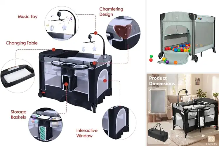 Detailed view of Best Multi-Function Baby Beds: Grow-With-Me Comfort & Safety