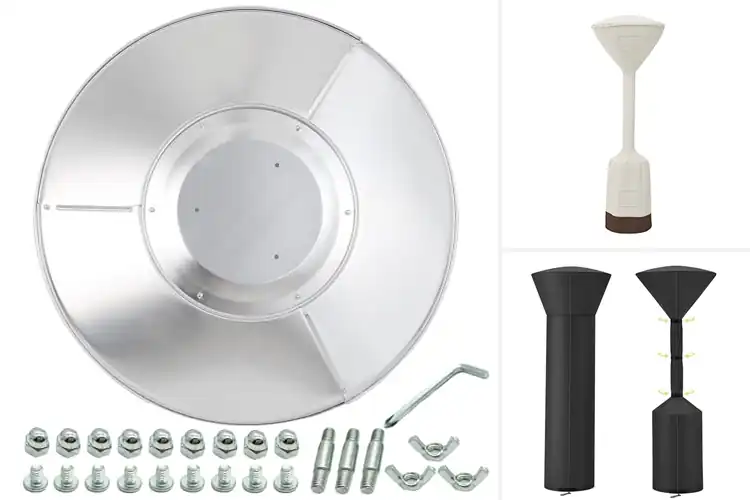 Detailed view of Best Outdoor Heater Protectors