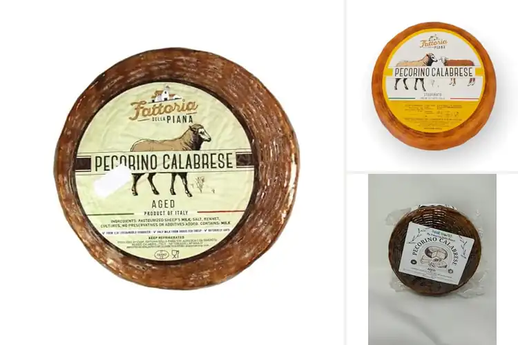 Detailed view of Best Pecorino Calabrese Cheese Wheels