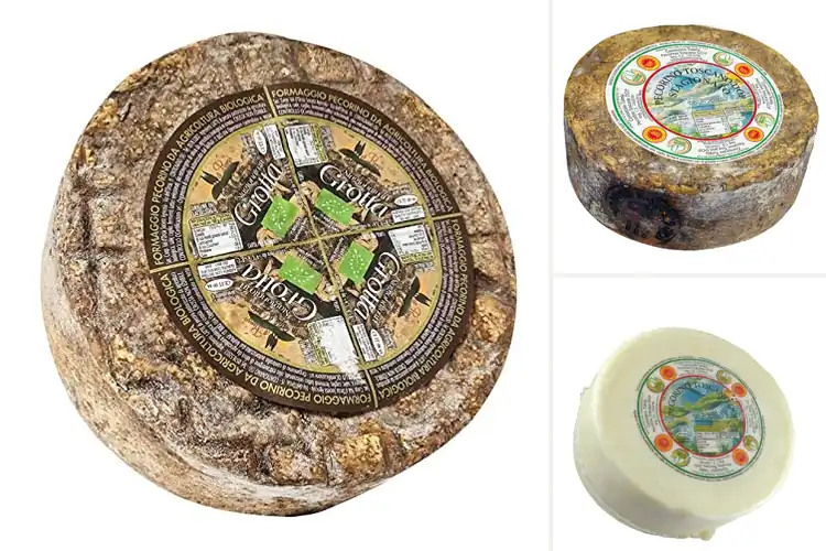 Detailed view of Best Pecorino Cheese Whole Wheels
