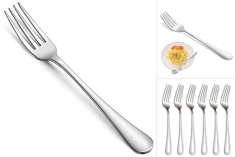 Detailed view of Best Polished Mirror Finish Forks