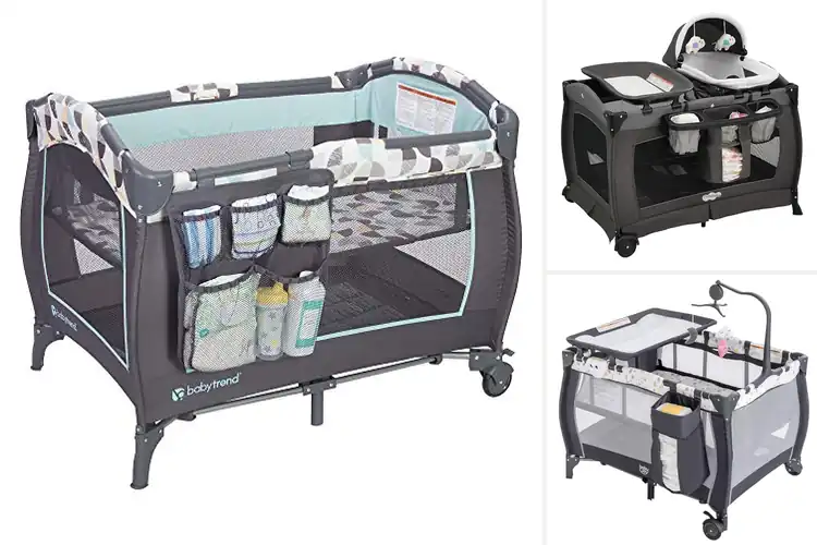 Detailed view of Best Portable Baby Playards with Wheels