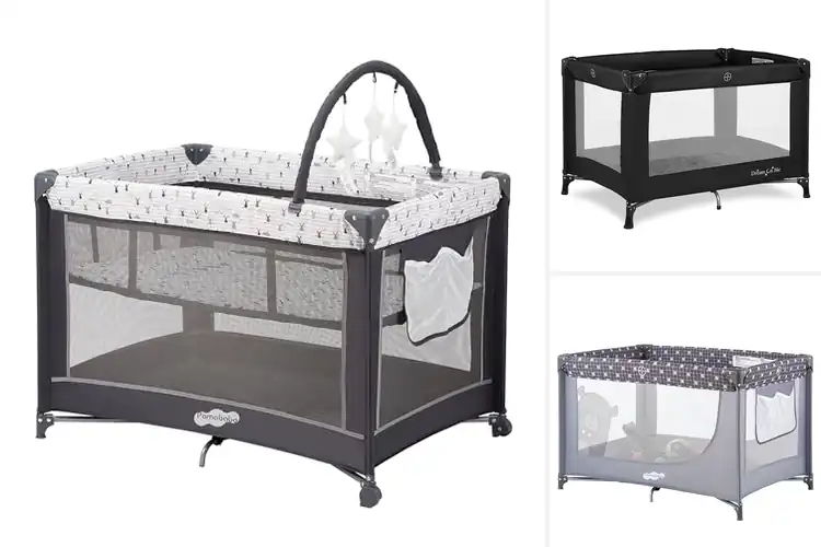 Detailed view of Best Portable Cribs