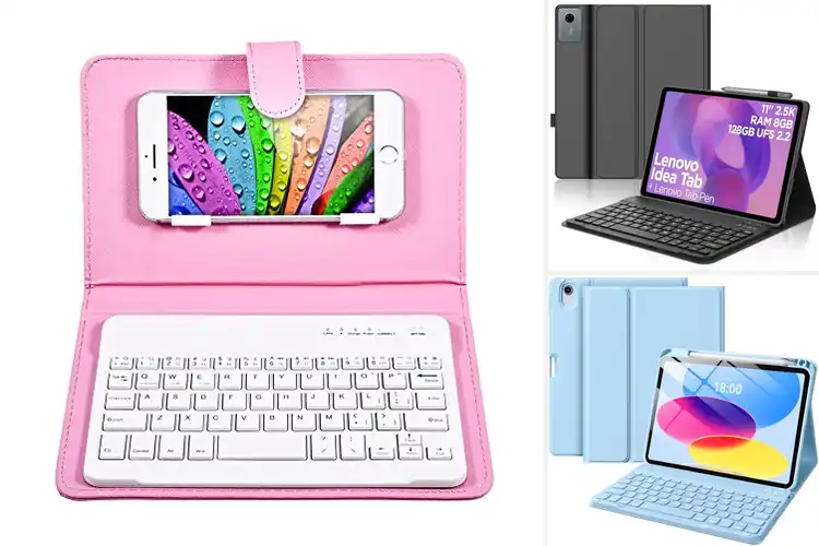 Detailed view of Best PU Leather Keyboard Case With TPU Interior