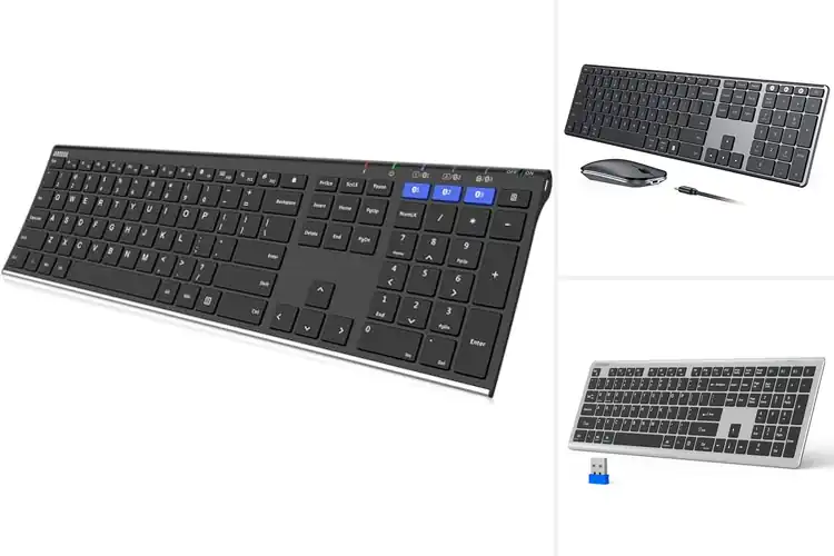 Detailed view of best rechargeable bluetooth keyboards
