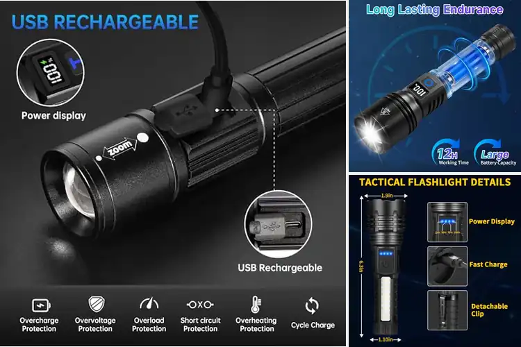 Detailed view of Best Rechargeable Flashlights
