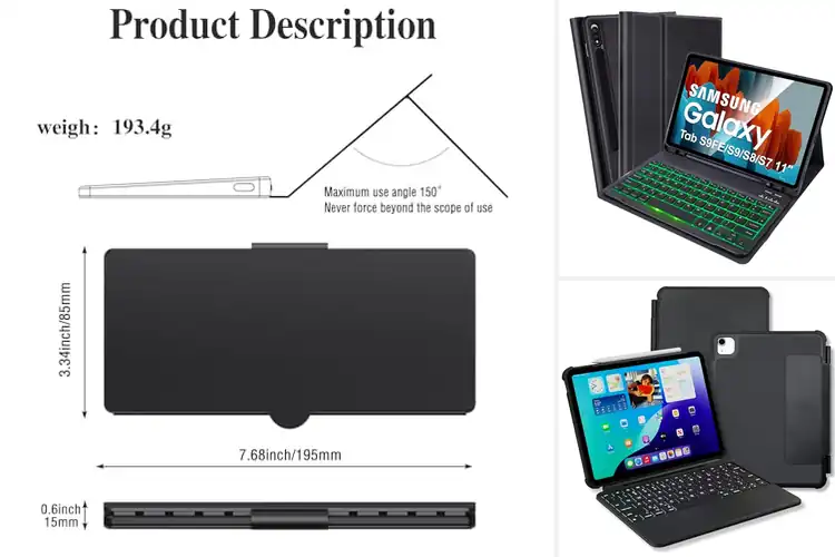 Detailed view of Best Rechargeable Keyboard Case Battery