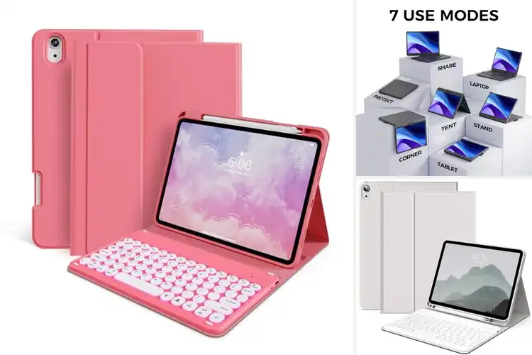 Detailed view of Best Rechargeable Keyboard Case For iPad 11 Inch