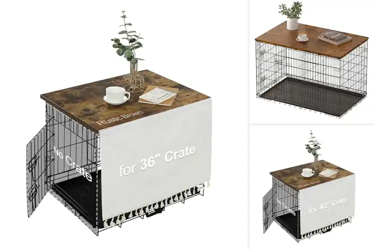 Detailed view of Best Rustic Dog Crate Toppers