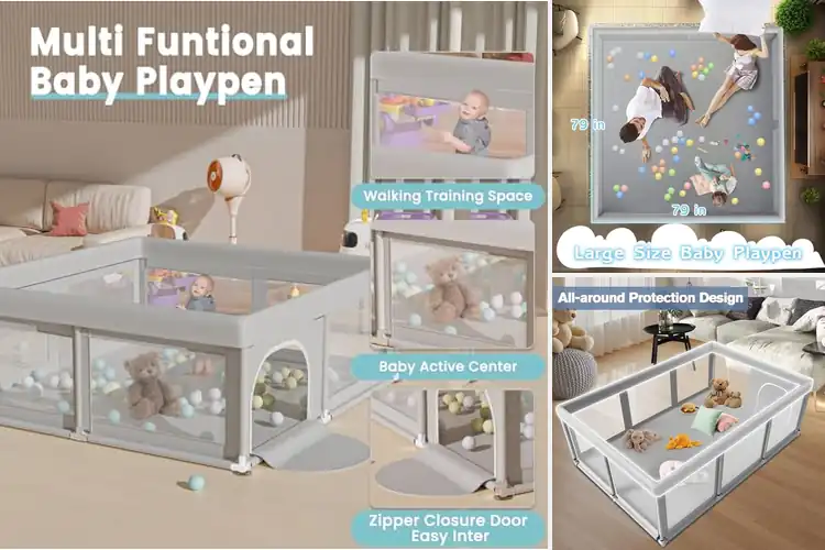Detailed view of Best Spacious Baby Playpens