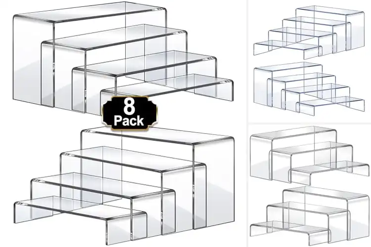 Detailed view of Best Sturdy Acrylic Risers