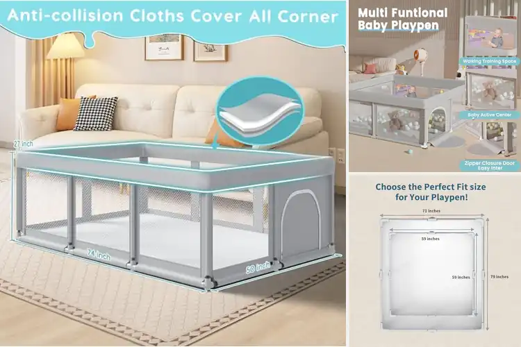 Detailed view of Best Sturdy Playpens For Toddlers: 10 Safe & Durable Picks