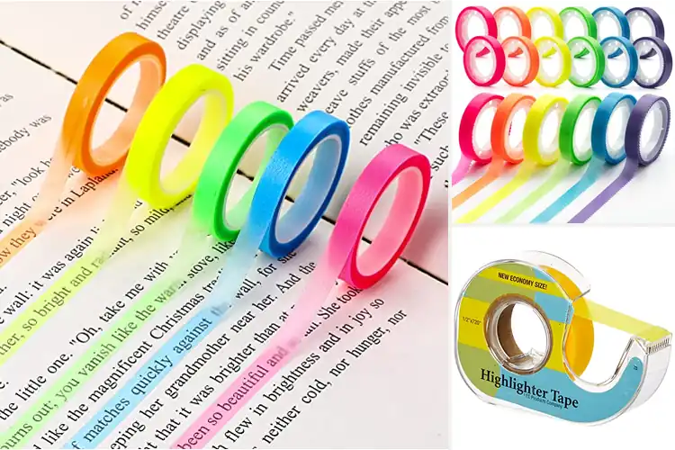 Detailed view of Best Thin Highlighter Tapes for Clear, Stylish Note-Taking