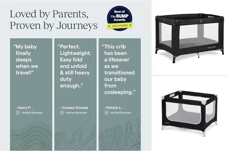 Detailed view of Best Travel Cribs: Safe & Cozy Sleep for Your Baby on the Go