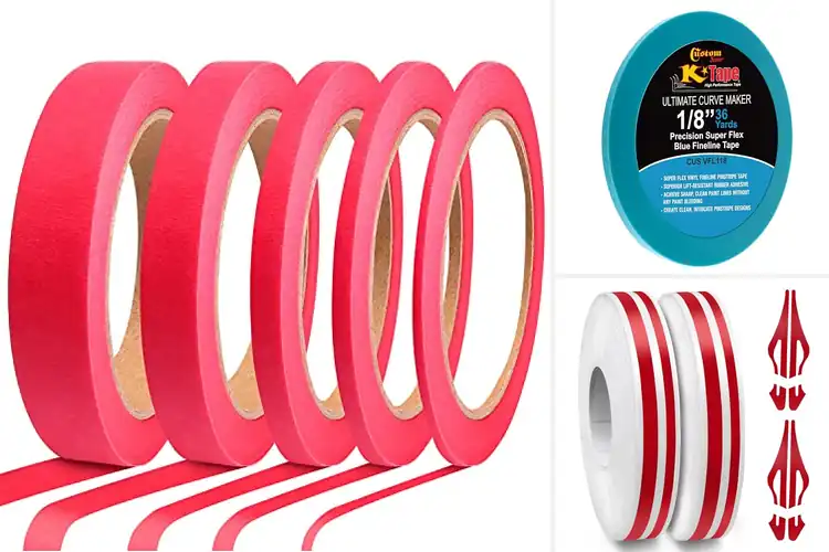 Detailed view of Best Vibrant Pinstripe Tapes