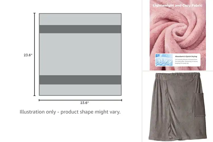 Detailed view of Best Wrap Around Towels for Everyday Comfort